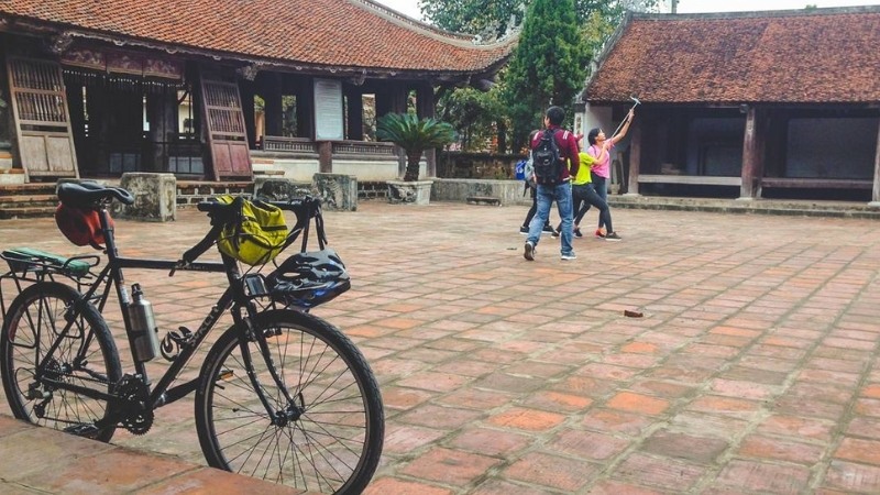 Biking in Duong lam Ancient village