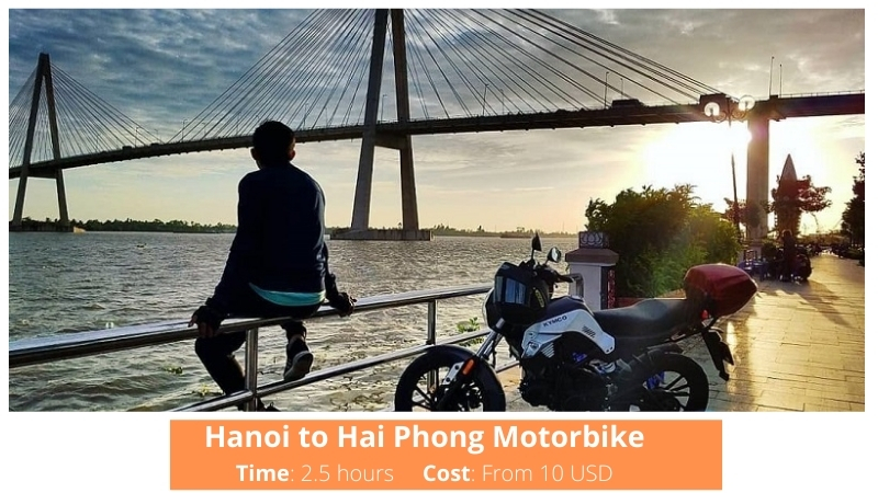 Hanoi to Hai Phong motorbike
