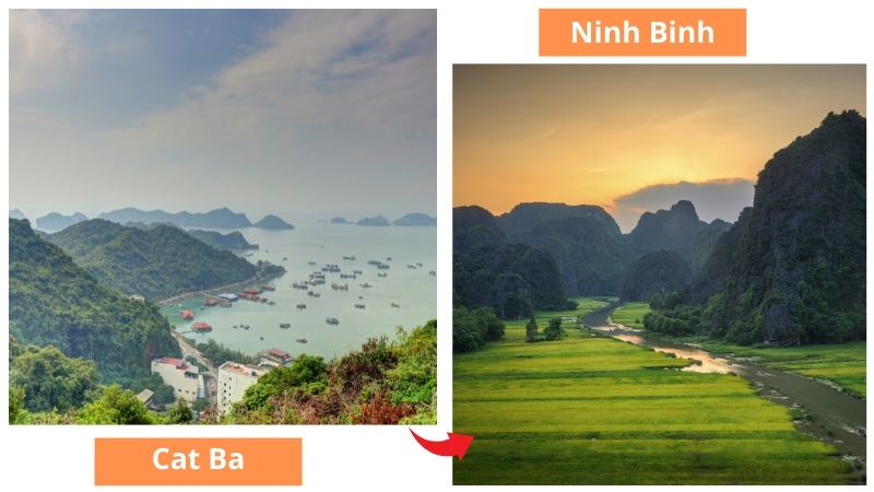 Cat Ba to Ninh Binh