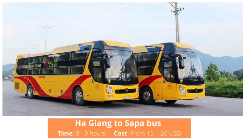 Ha Giang to Sapa bus