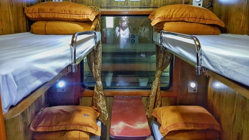 First Class train from Hanoi to Ho Chi Minh