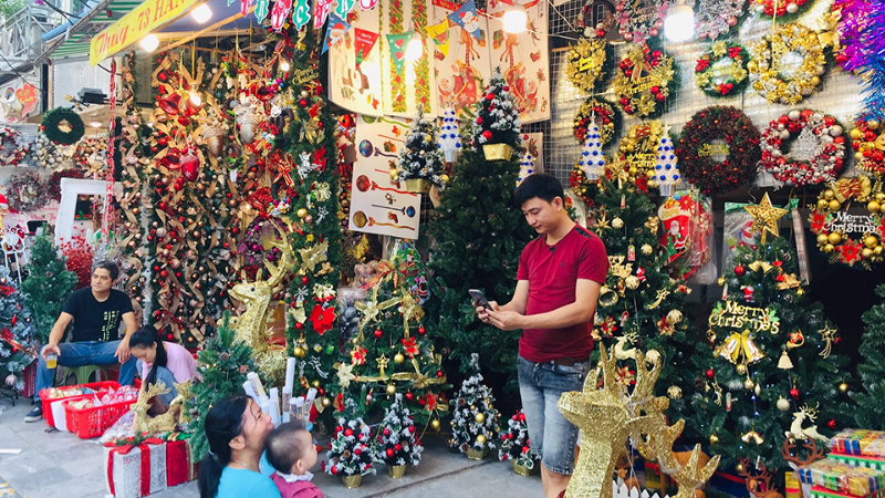 Christmas in Hanoi in December
