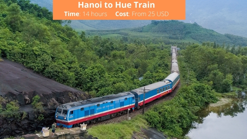Hanoi to Hue train