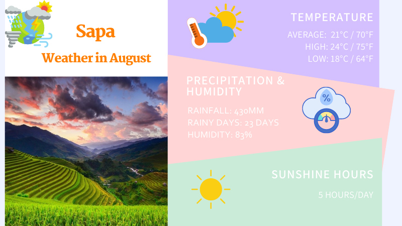 Sapa weather in August