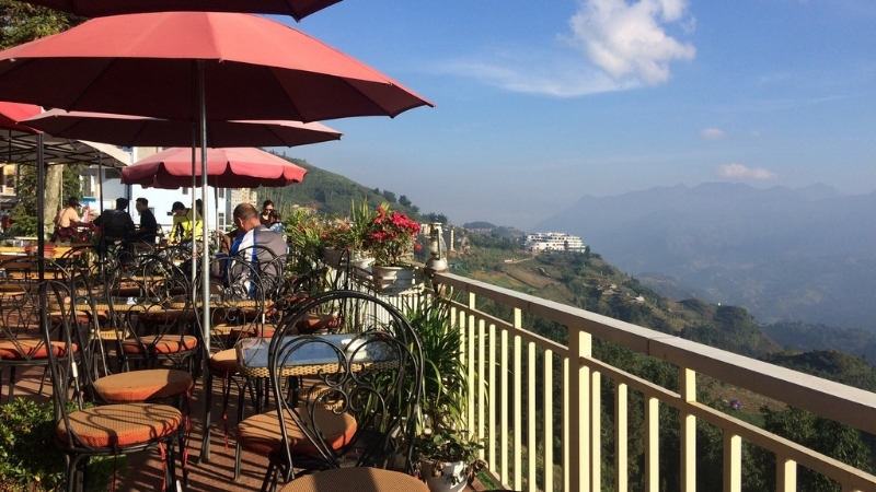 Cafe in the clouds Sapa