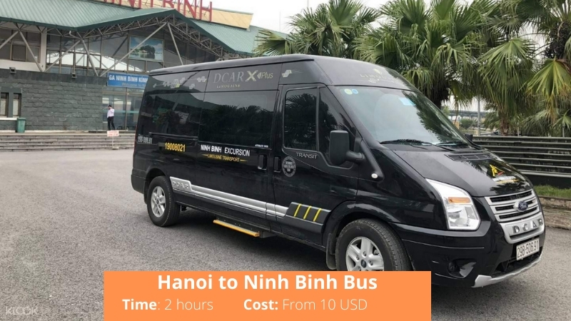 Bus transfer from Hanoi to Ninh Binh