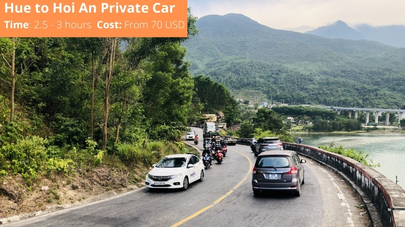 Hue to Hoi An by private car