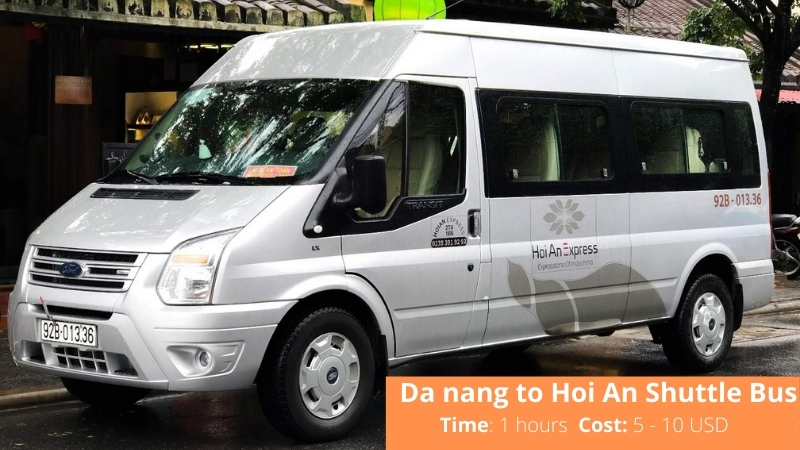 Da Nang to Hoi An shuttle bus