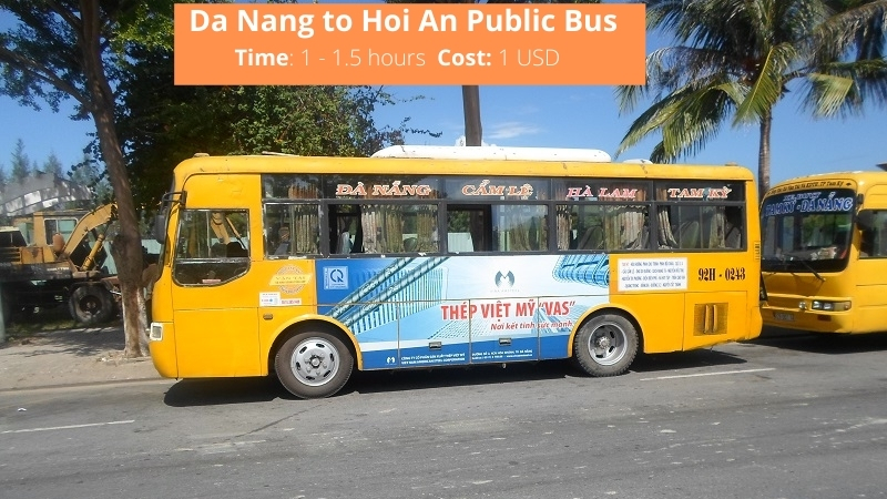 Da Nang to Hoi An Local bus