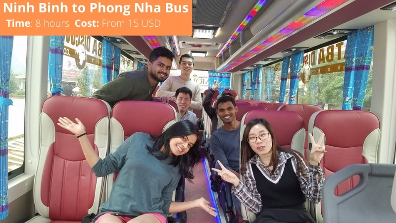 Ninh Binh to Phong Nha Bus