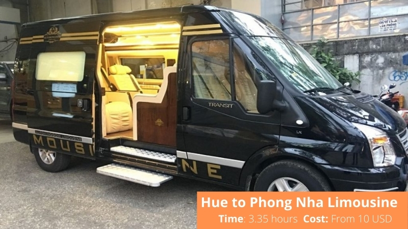 Hue to Phong Nha limousine