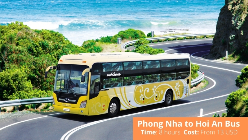 Phong Nha to Hoi An by bus