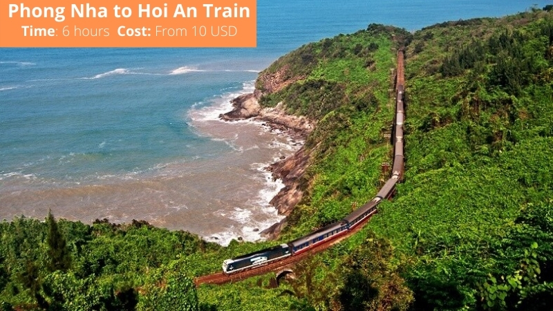Phong Nha to Hoi An train