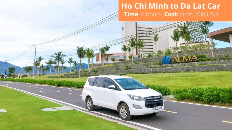 Ho Chi Minh to Da lat private car
