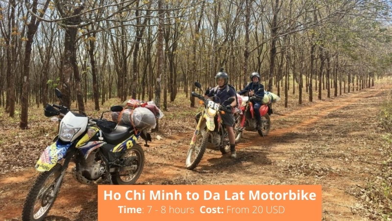 Ho Chi Minh to Da Lat motorbike