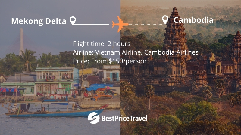 Mekong Delta to Cambodia flight