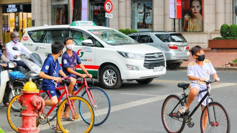Safe to cycling in Saigon