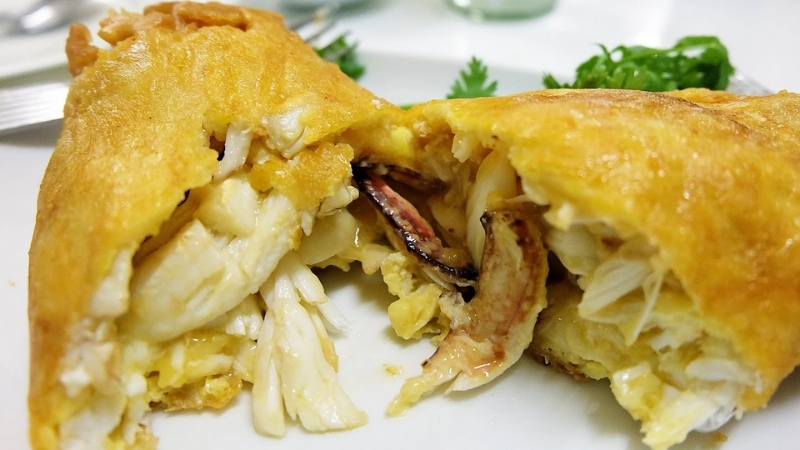 Crab Omelets