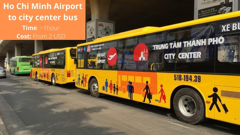 HO Chi Minh airport to center bus