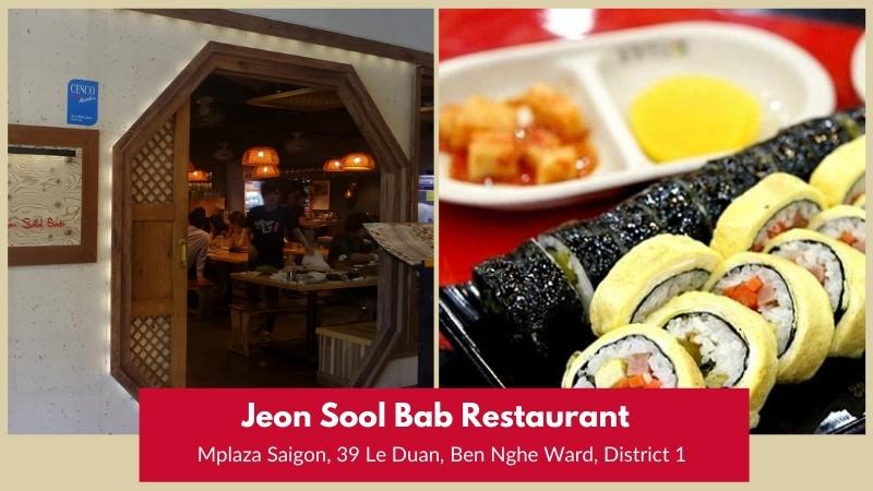Jeon Sool Bab Restaurant Saigon
