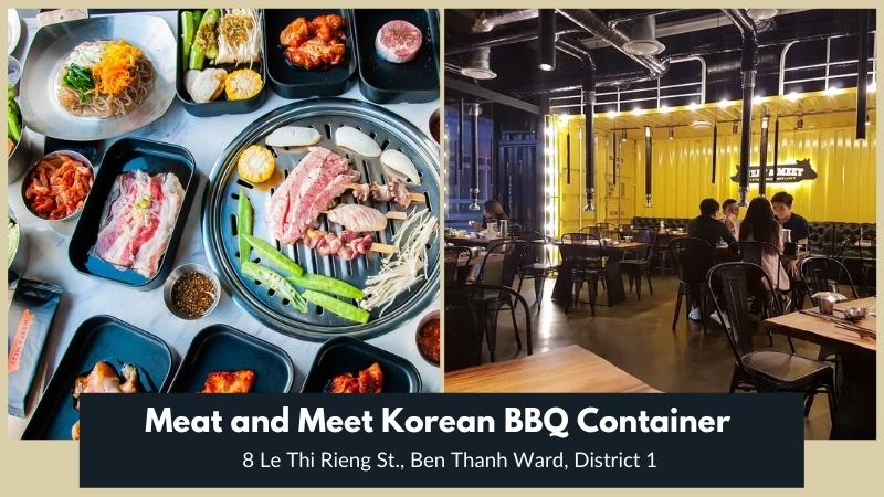 Meat and Meet Korean BBQ Container Restaurant