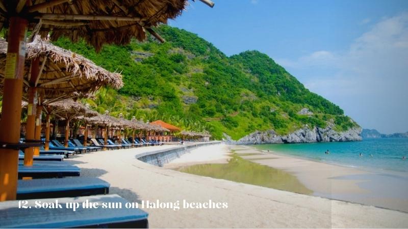 sunbathe - Top things to do in Halong Bay