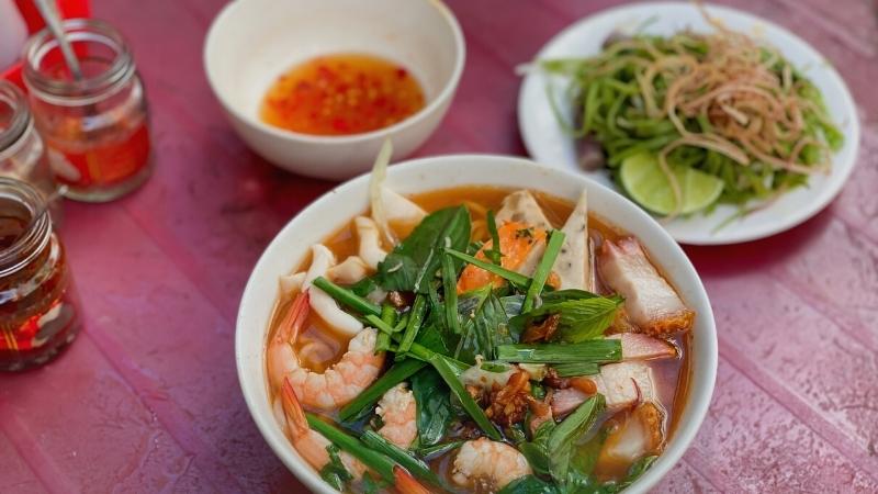 Fermented Fish and Seafood Noodle Soup