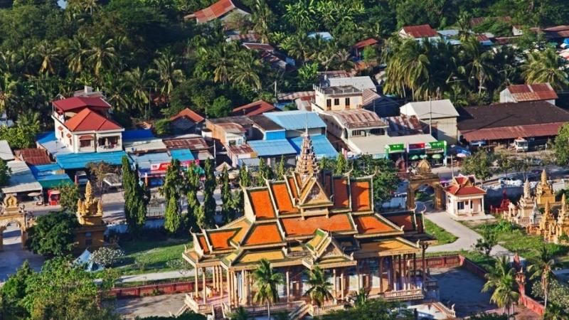 Battambang from above