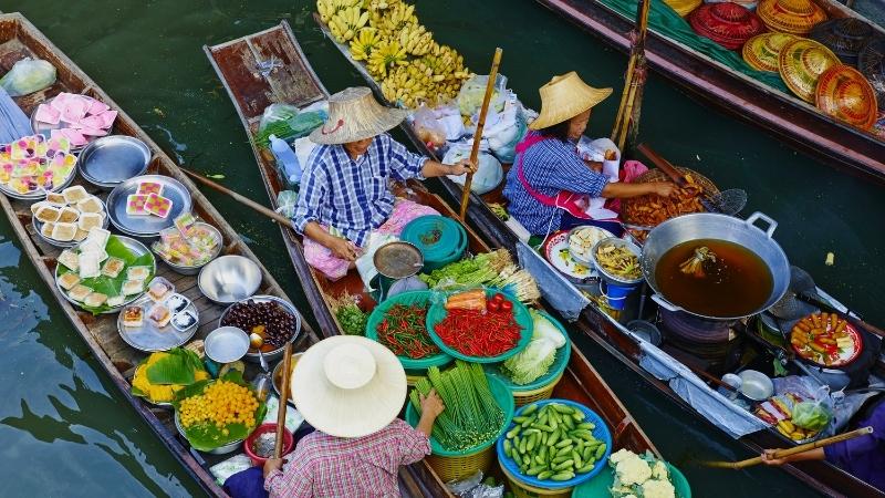 Vietnam Itinerary 6 Days Cai Rang – The Floating Market In The Mekong River