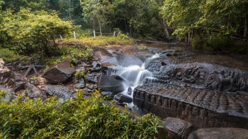 Kbal Spean Waterfall Siem Reap