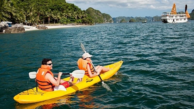 9 Days in Vietnam Itinerary Kayaking In Halong Bay