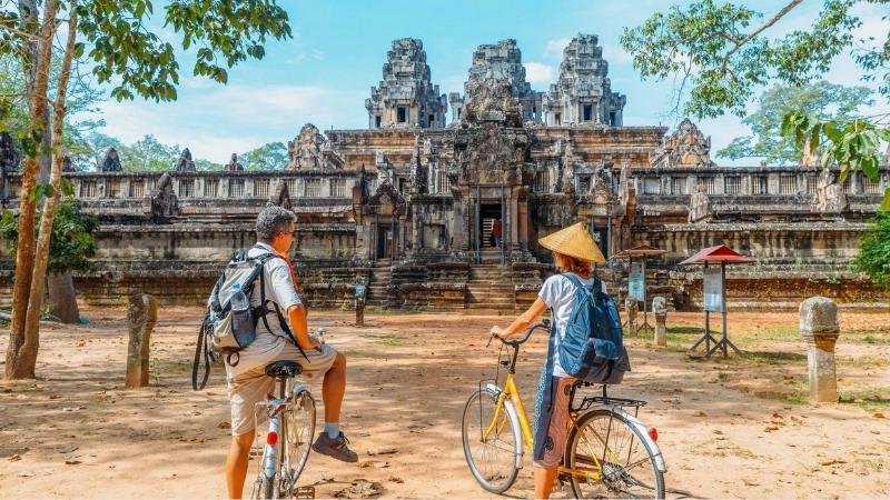 Cycling In Siem Reap Angkor Temple