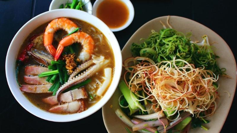 Traditional Vietnamese Food Bun Mam