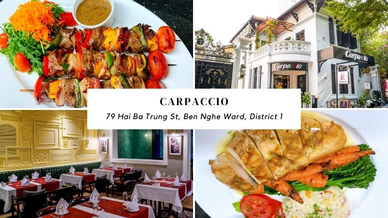 Restaurant District 1 Carpaccio