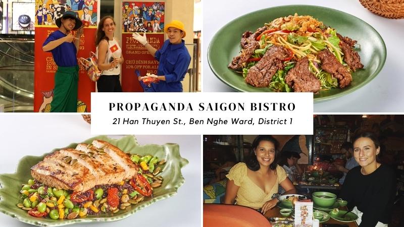 Propaganda Saigon Bistro Restaurant district 1, Ho Chi Minh City
