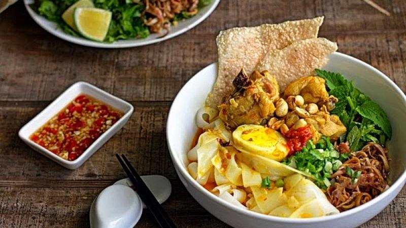 Vietnamese food Quang Style Noodle