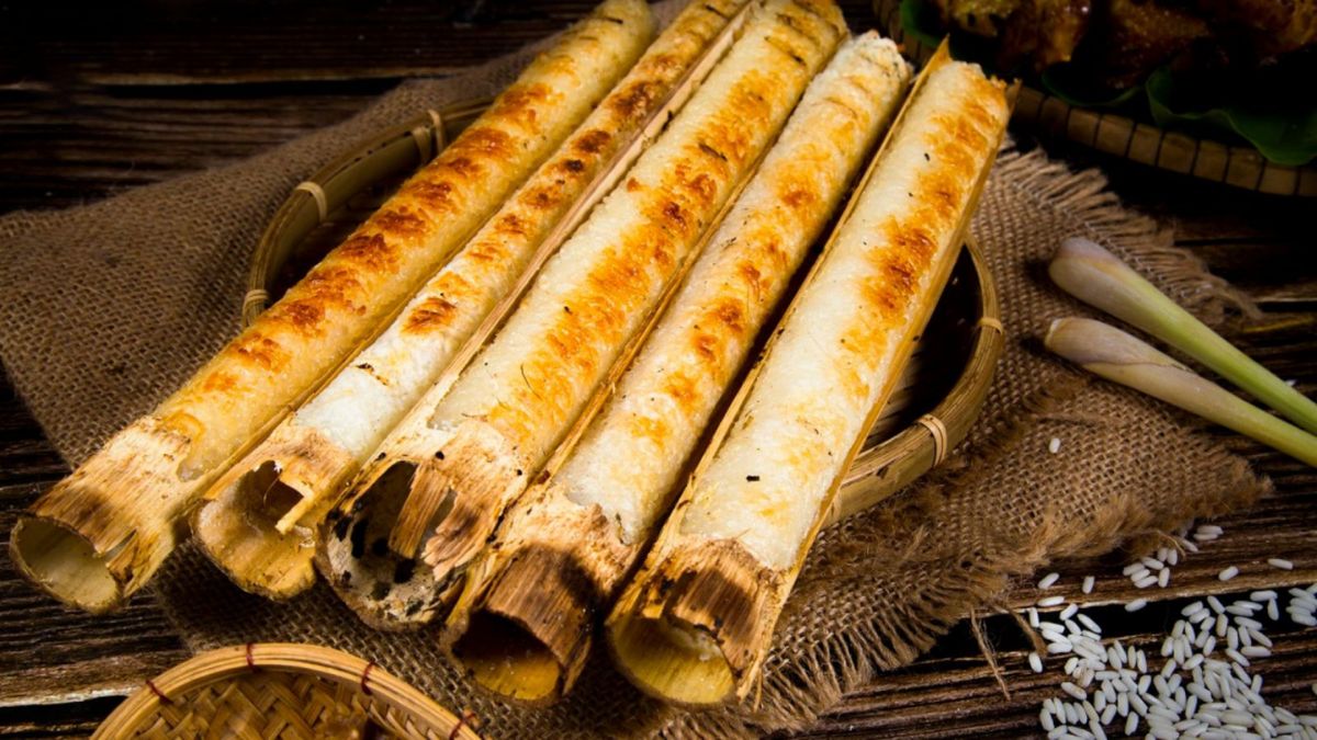 Com Lam Specialized Sapa Cuisine Cooked Inside A Bamboo Tube