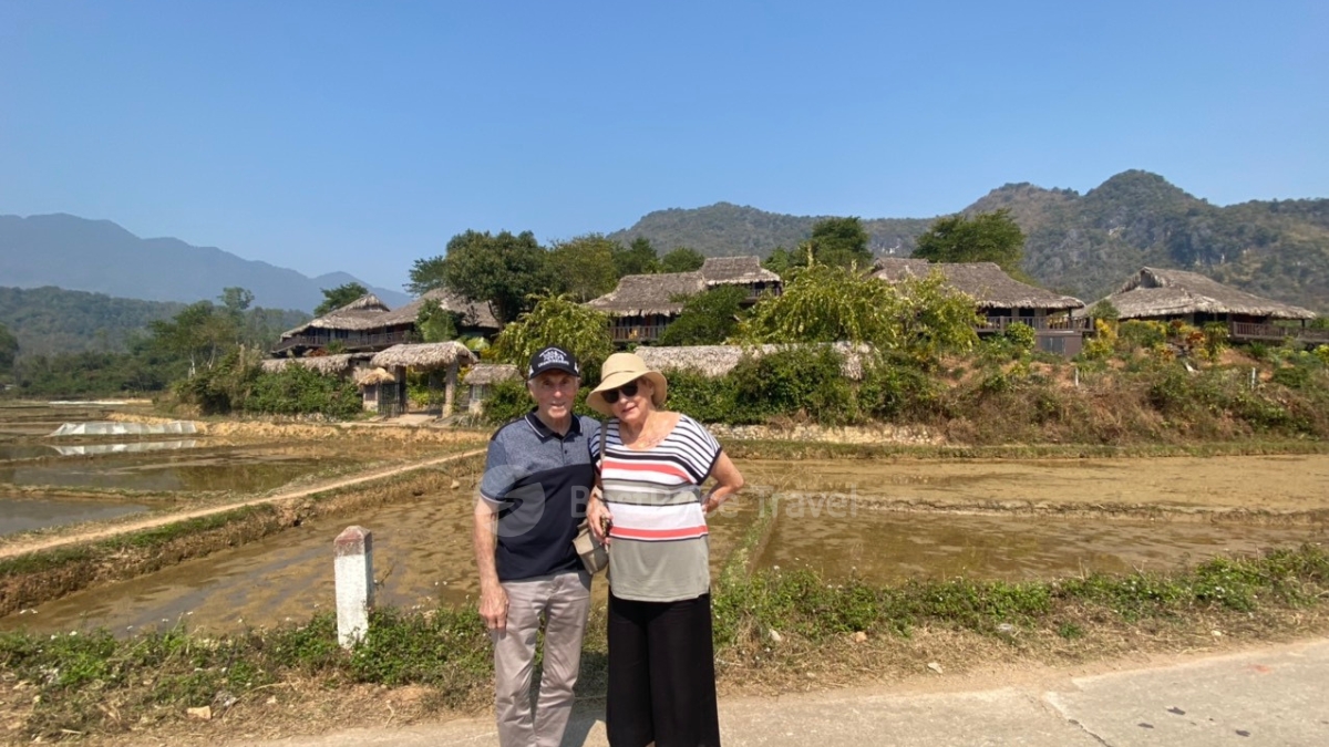 Trekking to rural villages in Mai Chau