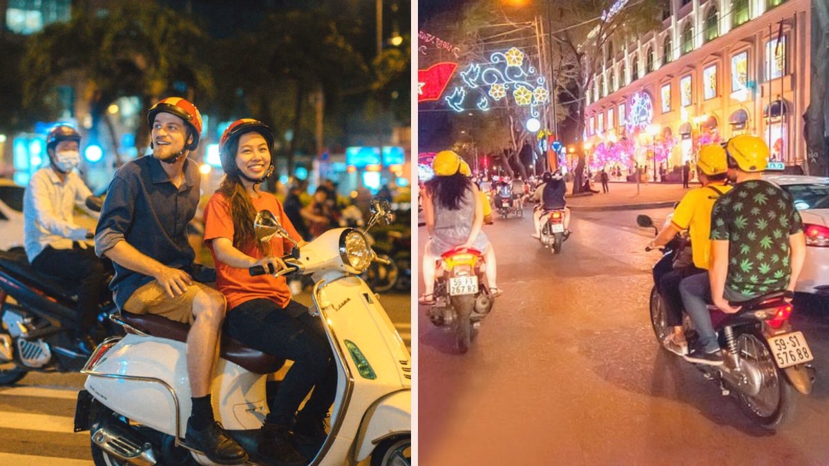 Exciting Night Tour On A Motorbike