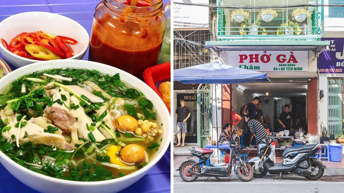 Pho Ga Cham In Yen Ninh Street