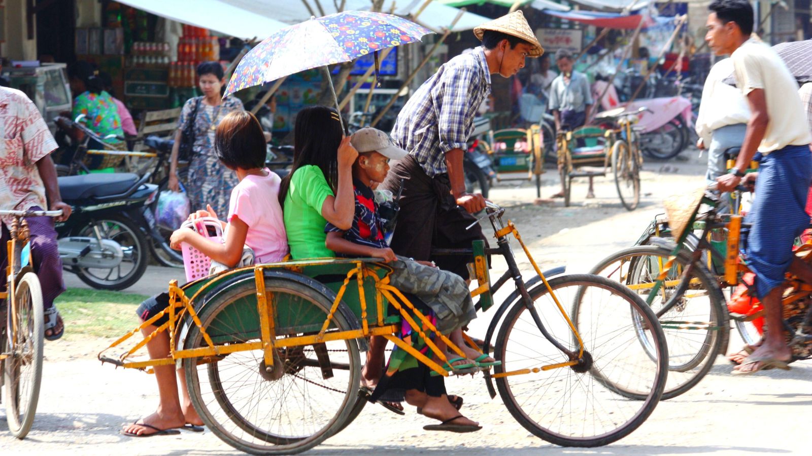 Myanmar Cyclo - Trishaw