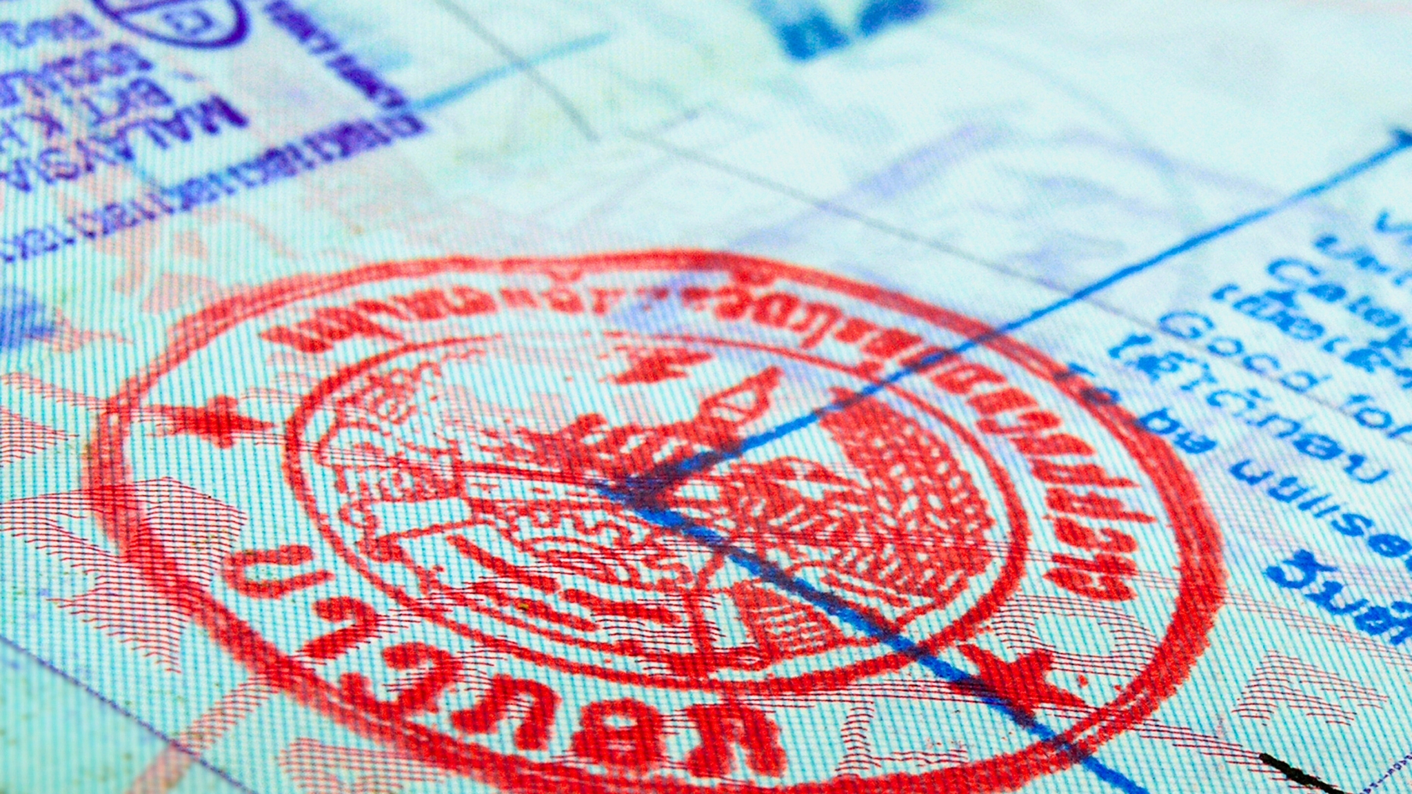 Laos Visa Stamp