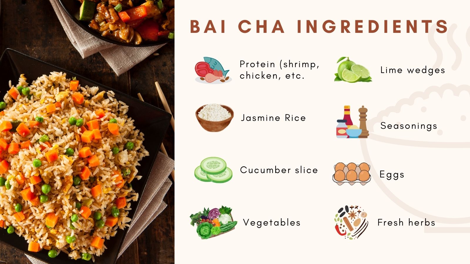 Bai Cha Ingredients