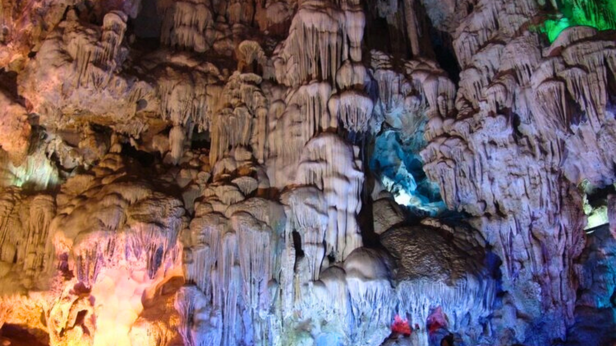 Admire Countless Natural Stone Stalactites Of Trung Trang Cave