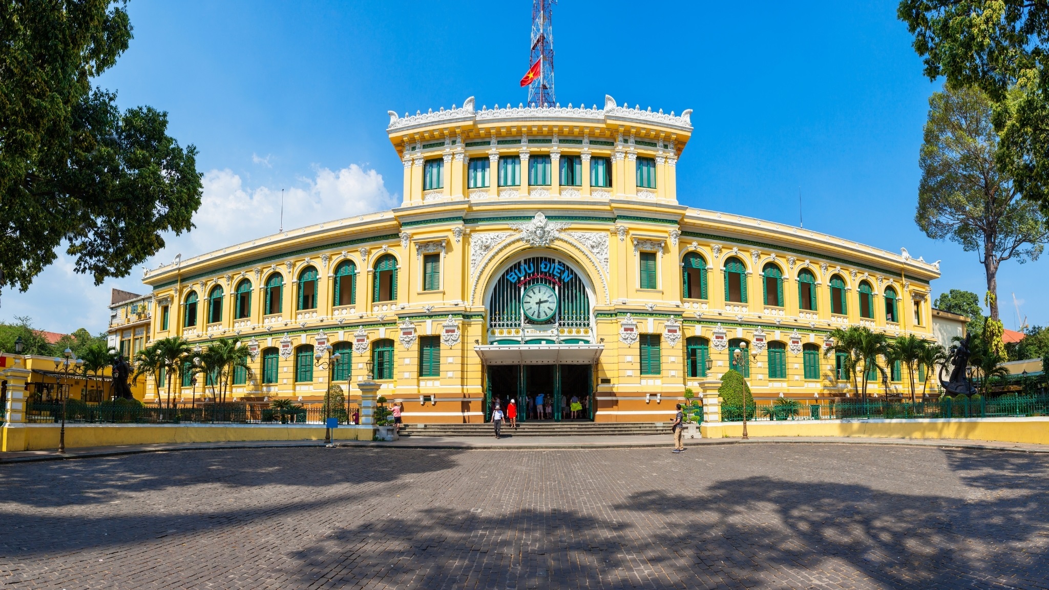 Saigon Central Post Office Stands Out As One Of The Most Iconic And Easily Recognizable Landmarks In Ho Chi Minh City
