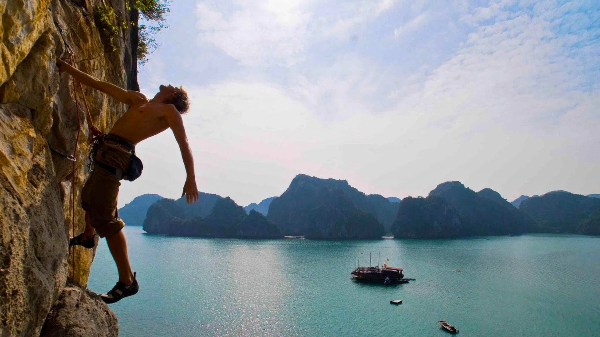 Challenge Your Health With The Cliffs Of Halong Bay
