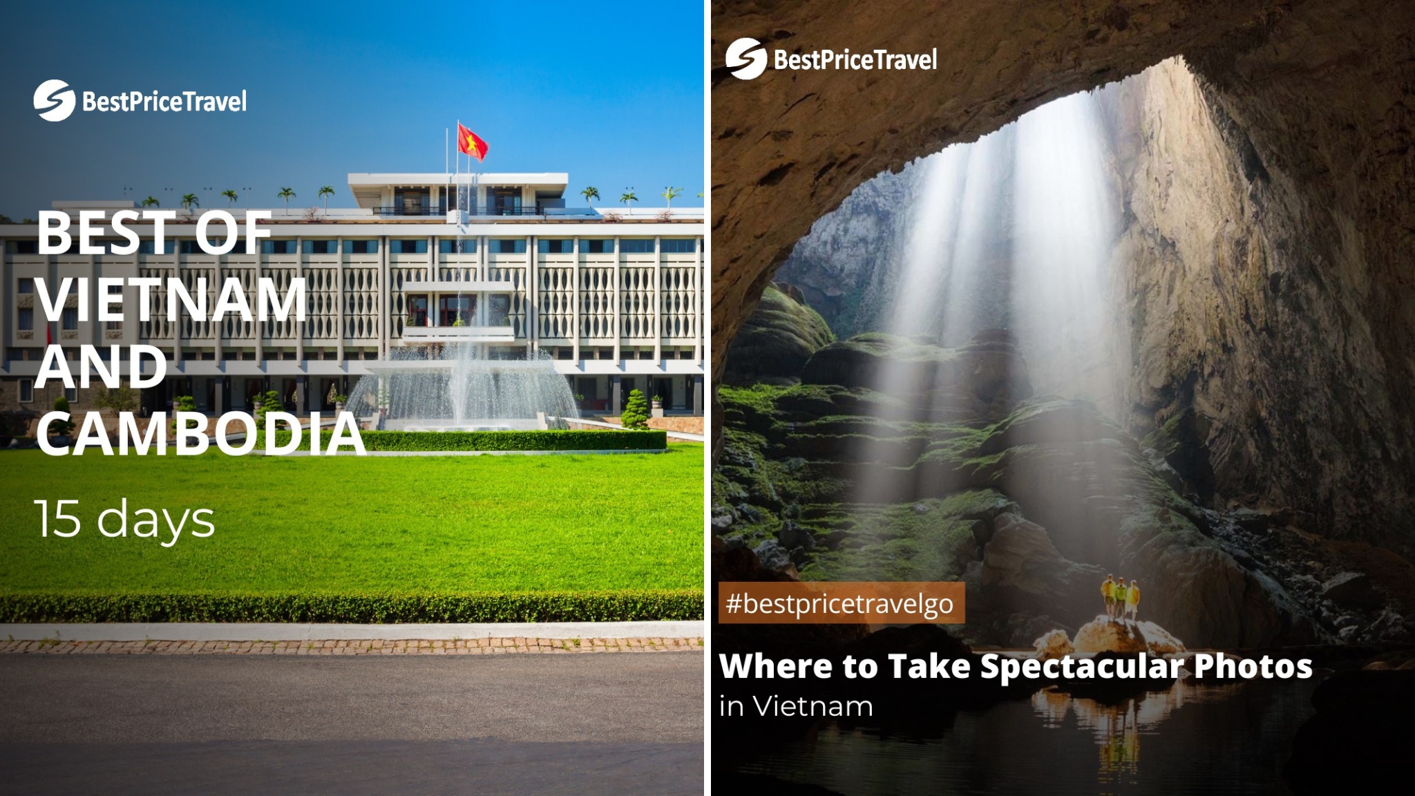 BestPrice Travel Vietnam’s Logo On Media Materials