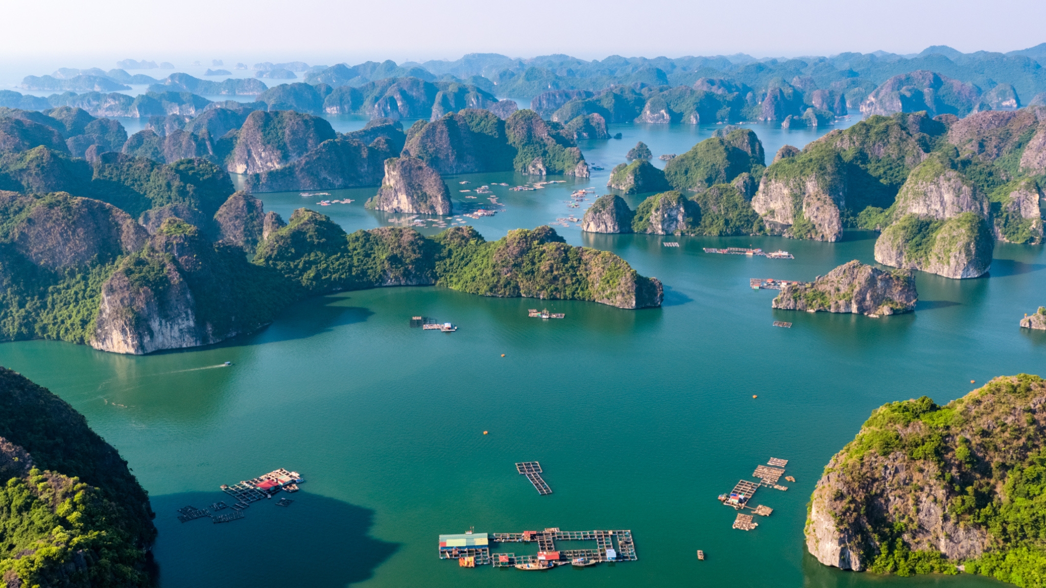 Halong Bay (Vietnam) In The Bright And Chill Vibe Of Springtime