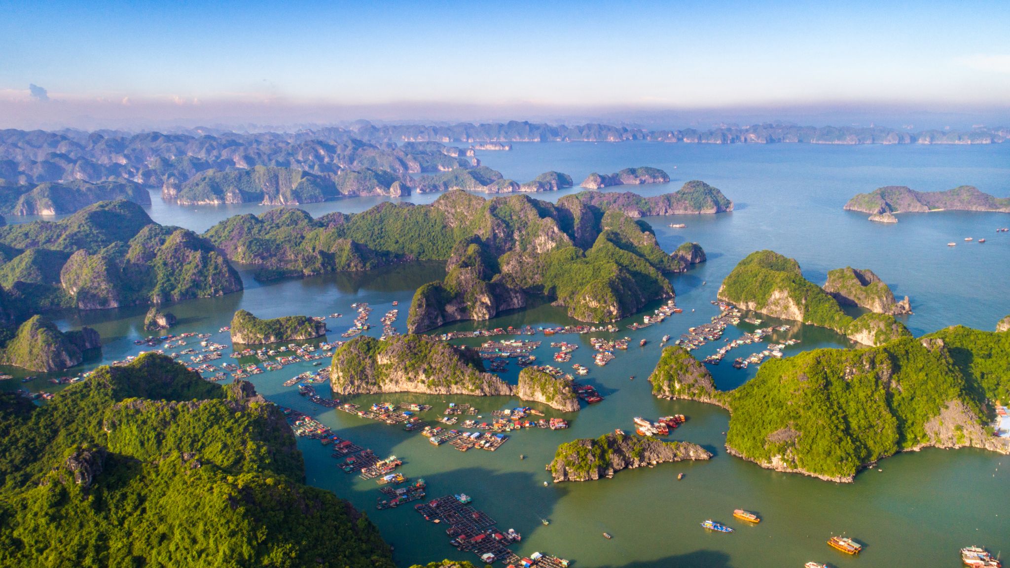 The Stunning View Of Cat Ba From Above