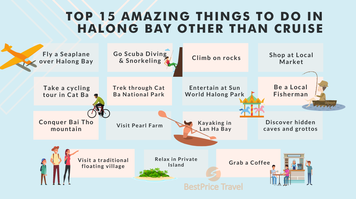 top 15 amazing things in Halong Bay other than cruise